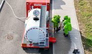 Landkreis simuliert Gefahrgutunfall im Industriegebiet Hildburghausen