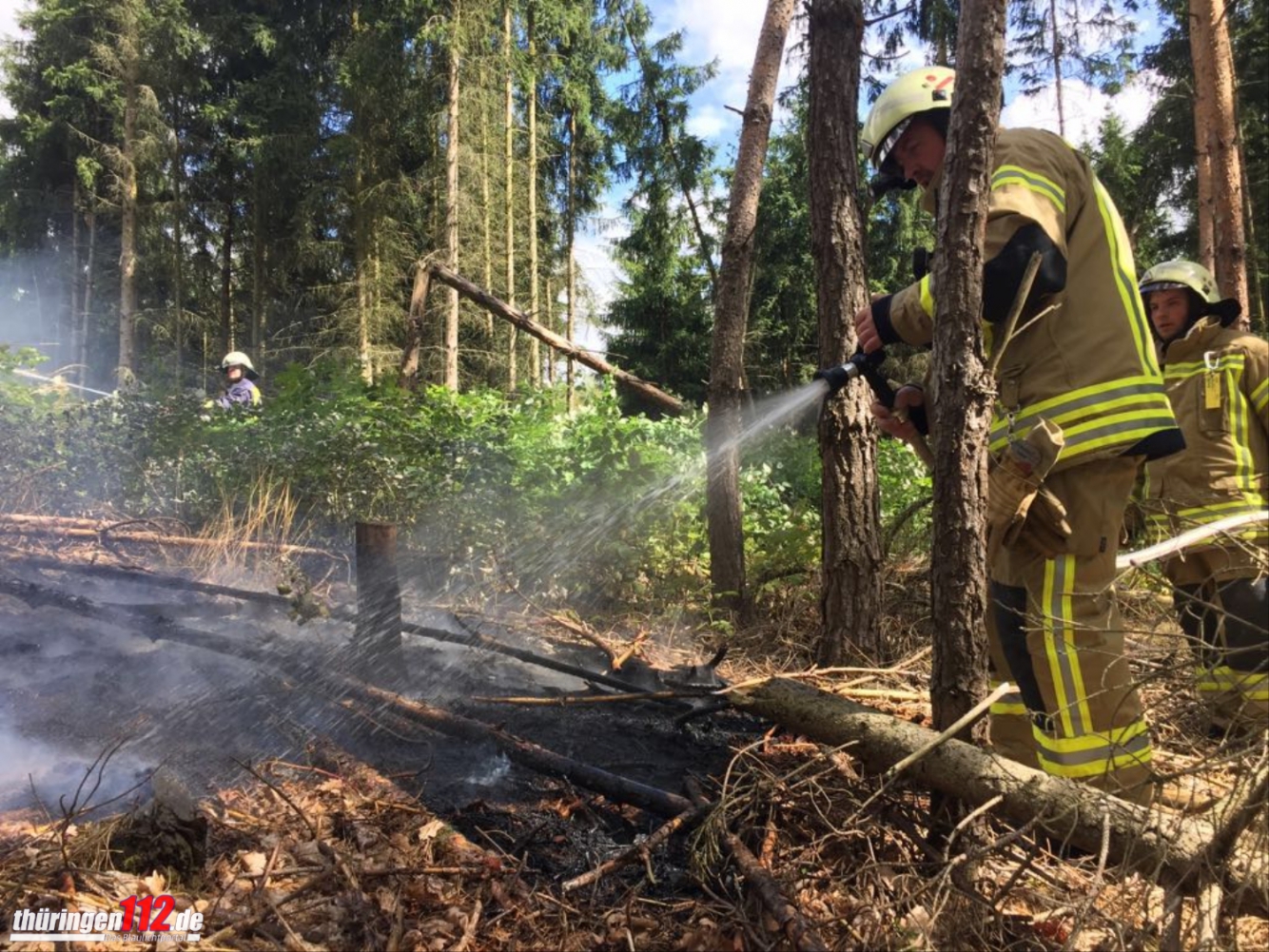 Kranichfeld Waldbrand 2