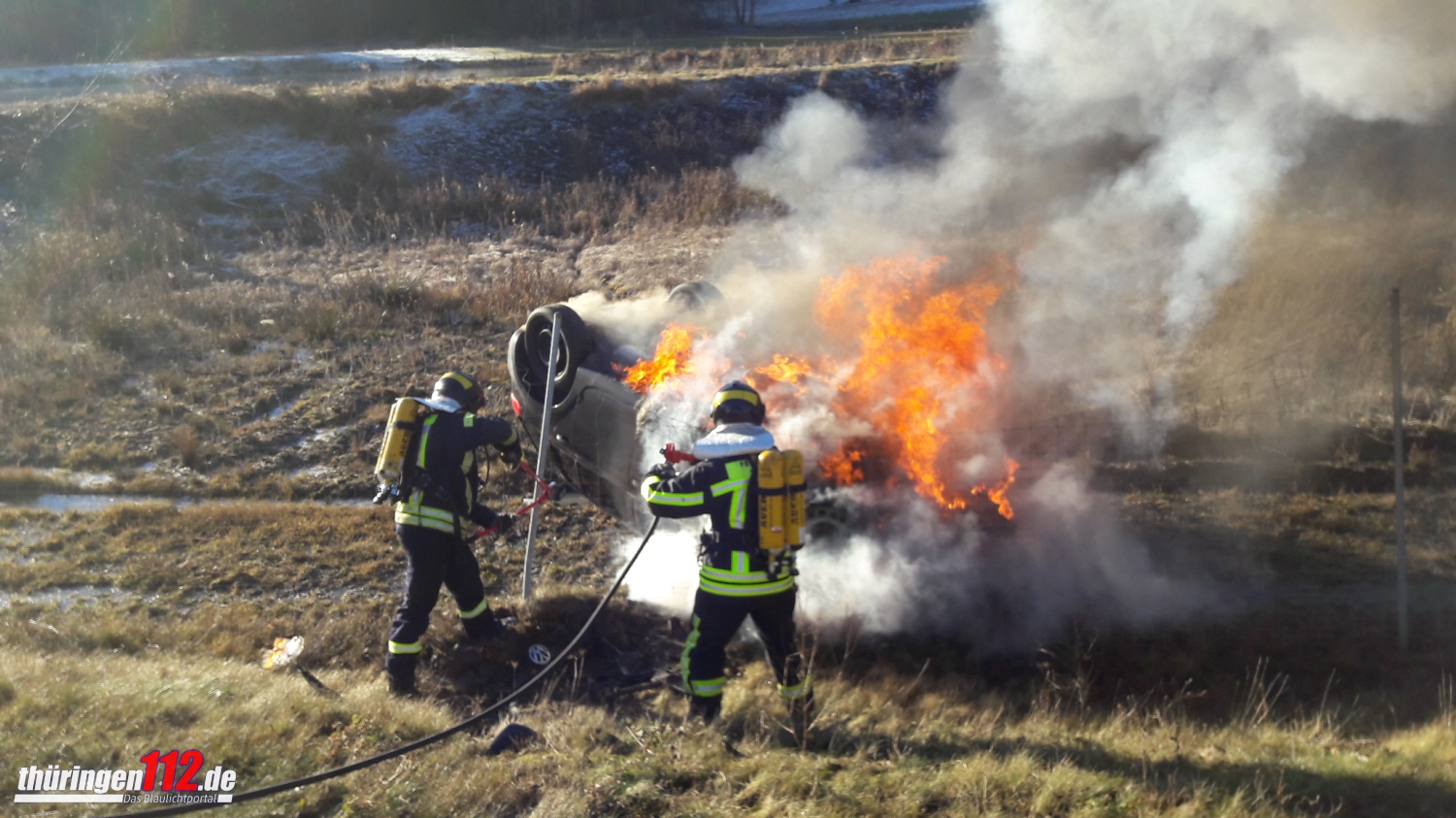 Unfall auf der Autobahn 1