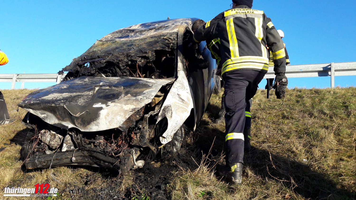 Unfall auf der Autobahn 11