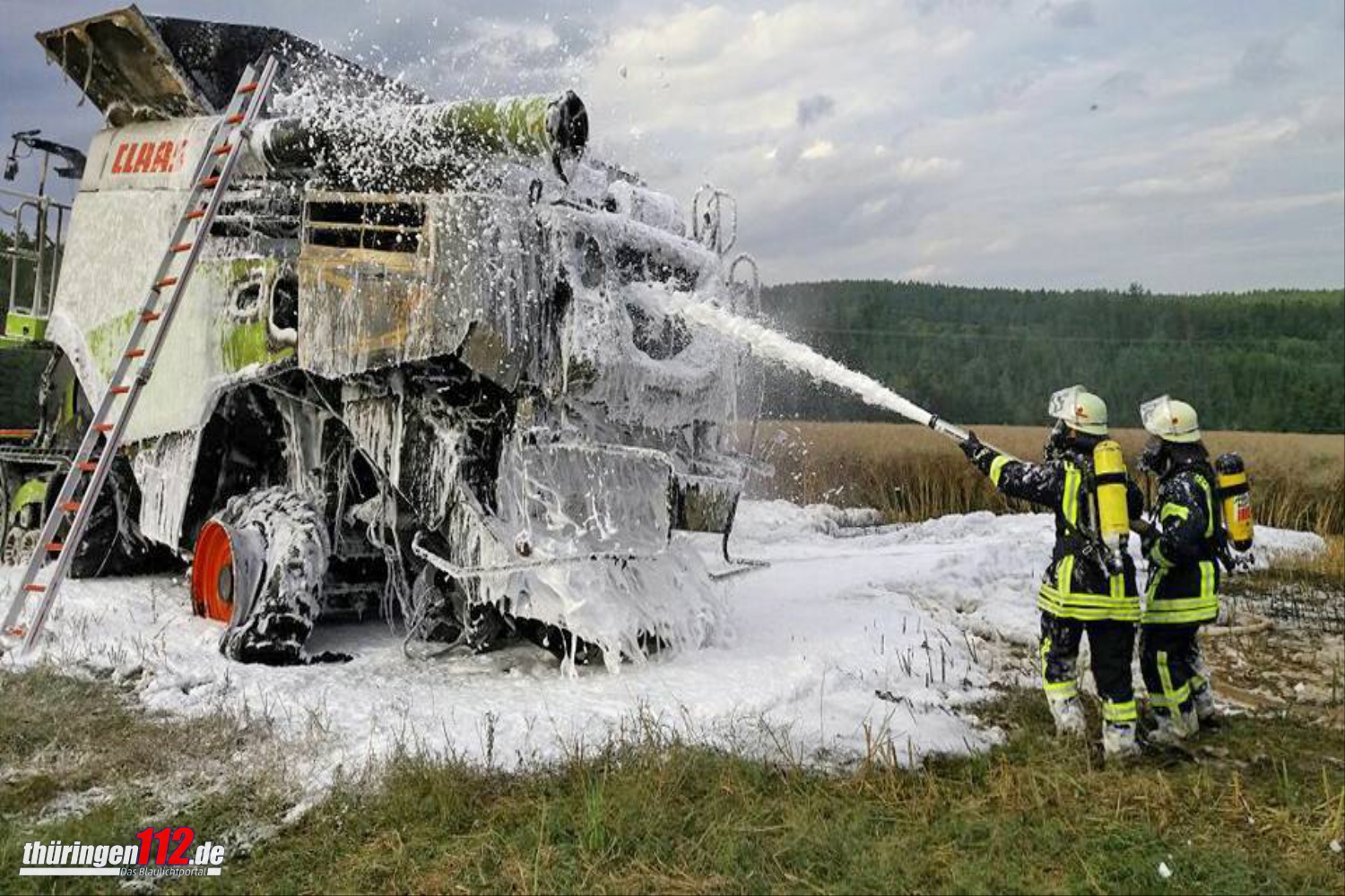 Brand Maehdrescher b