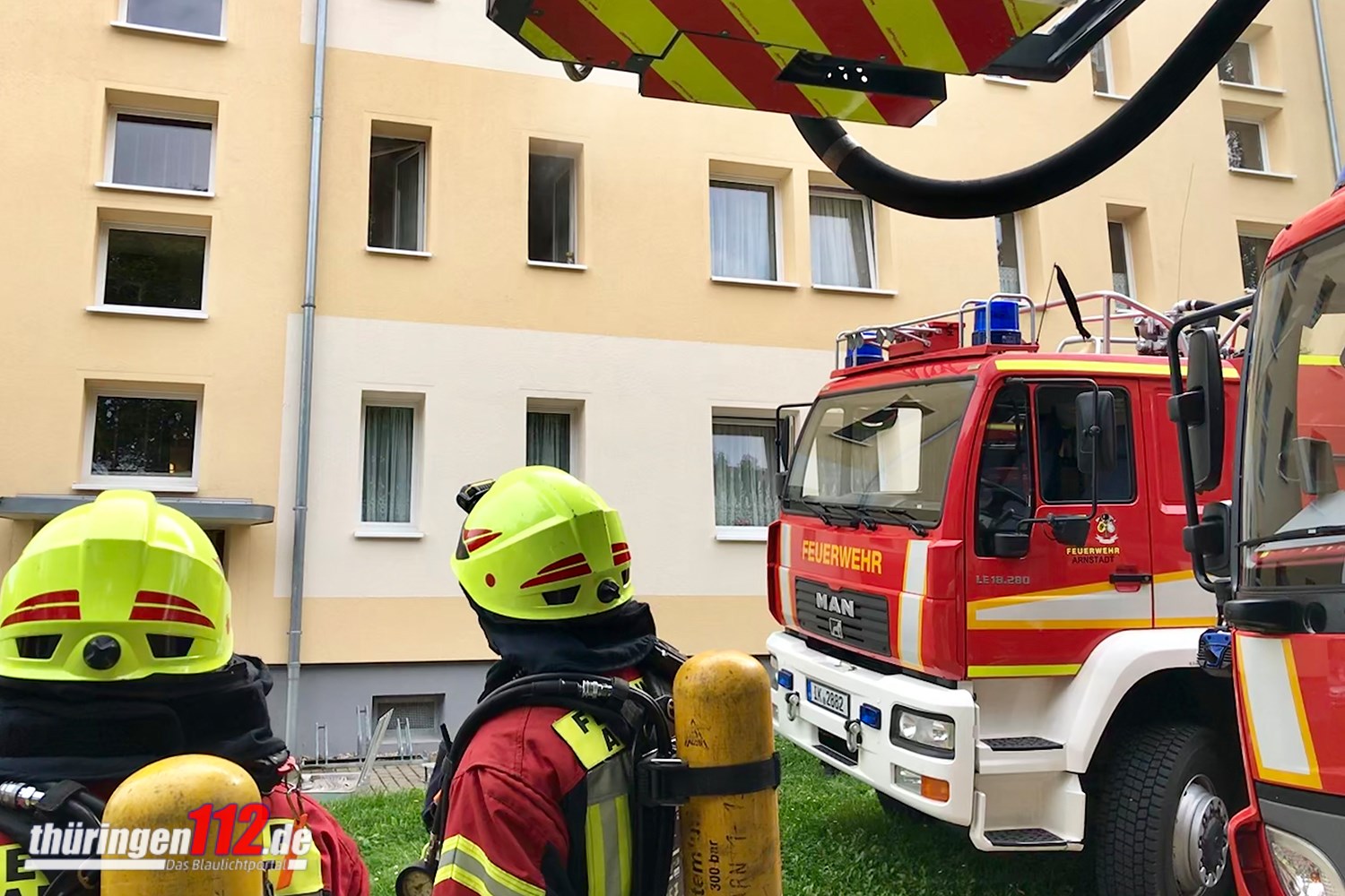 Brandeinsatz Arnstadt b