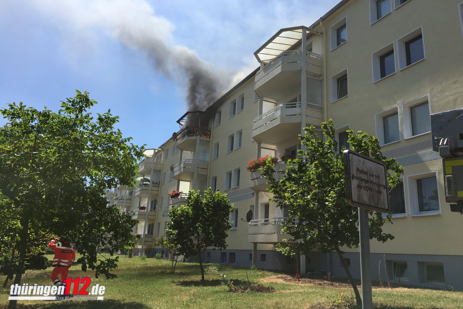 18-07-07 Brand Dürerstraße 001