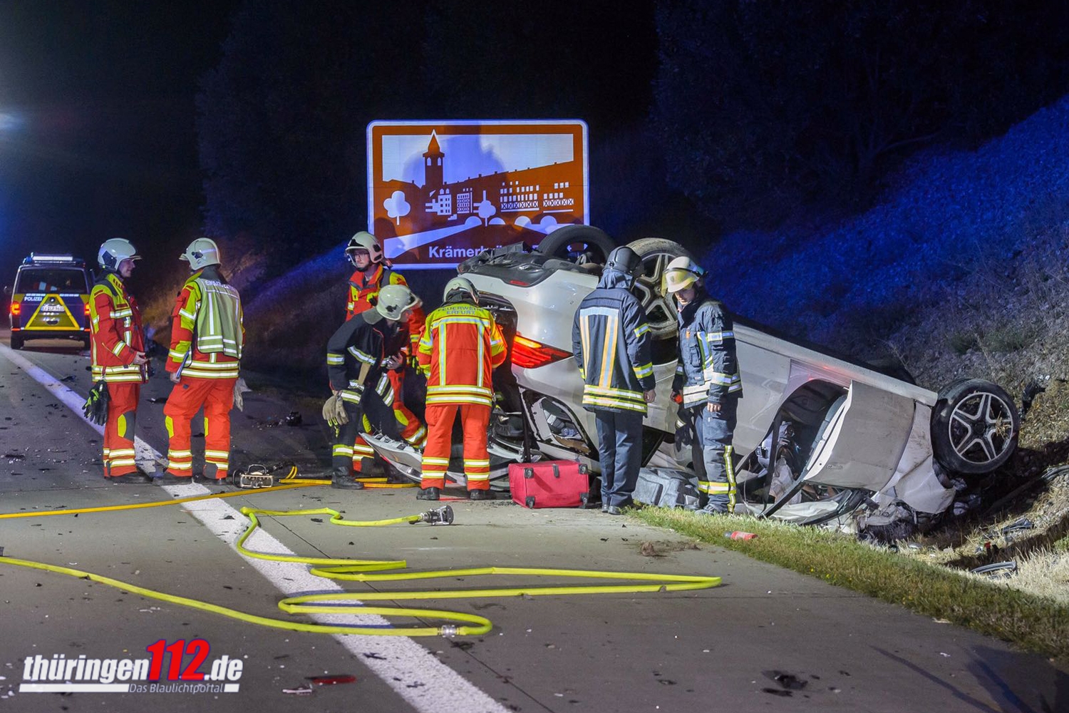 Autobahn Erfurt-Crash