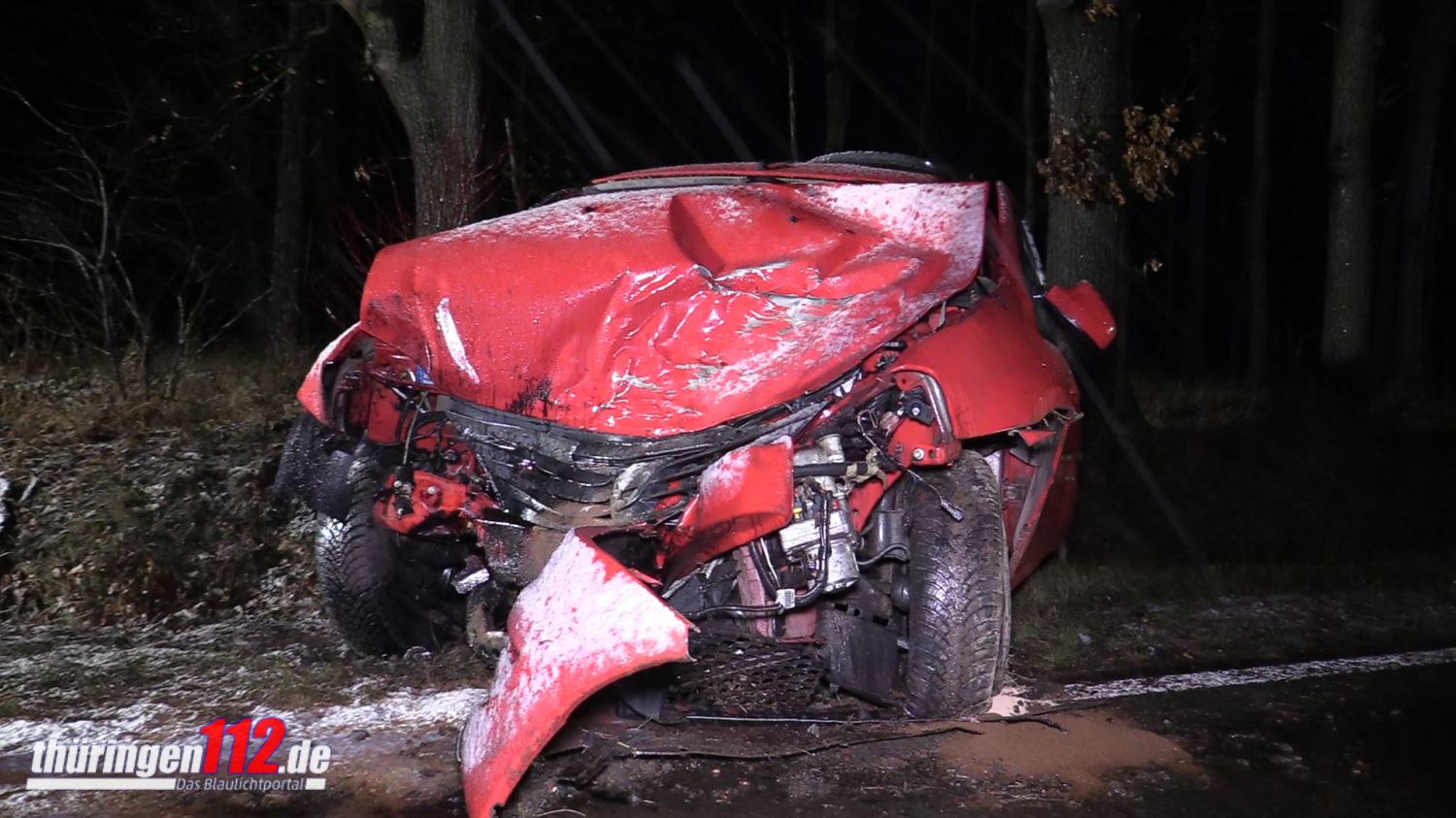 Unfall bei Hermsdorf (1)