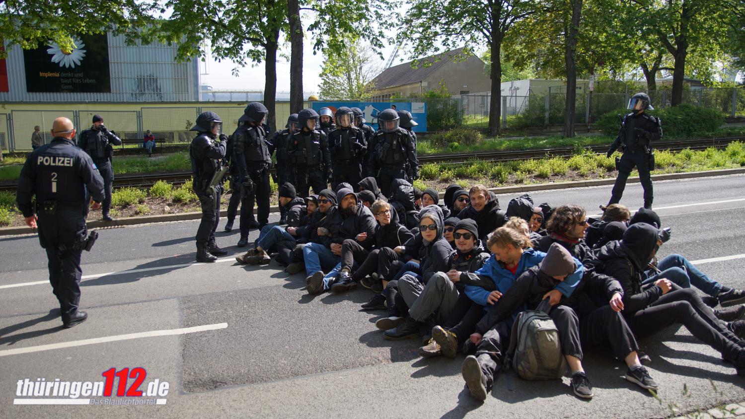 20190501-Erfurt-Sitzblockade