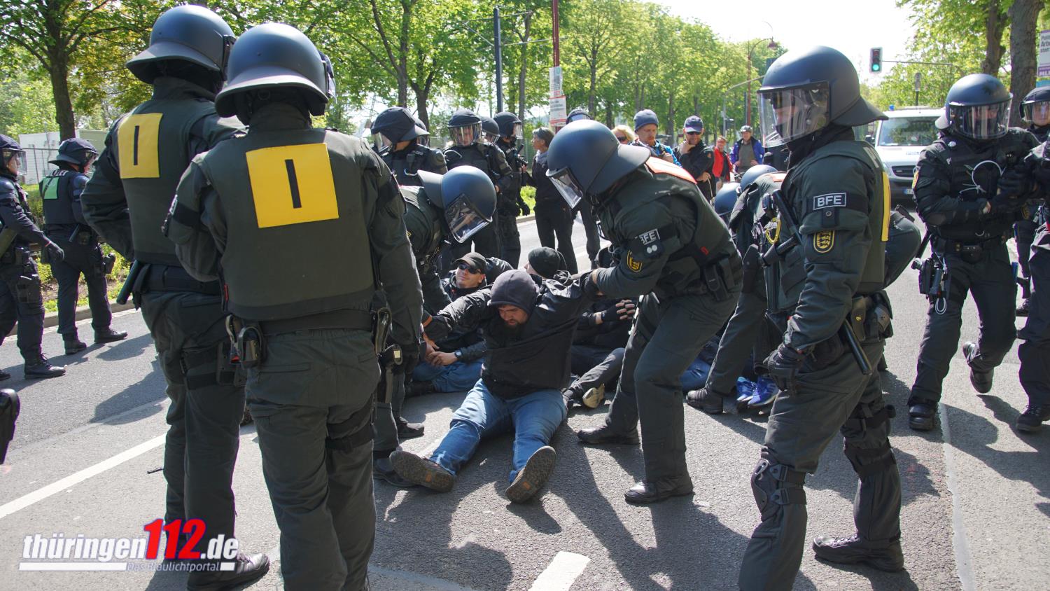 20190501-Erfurt-Sitzblockade
