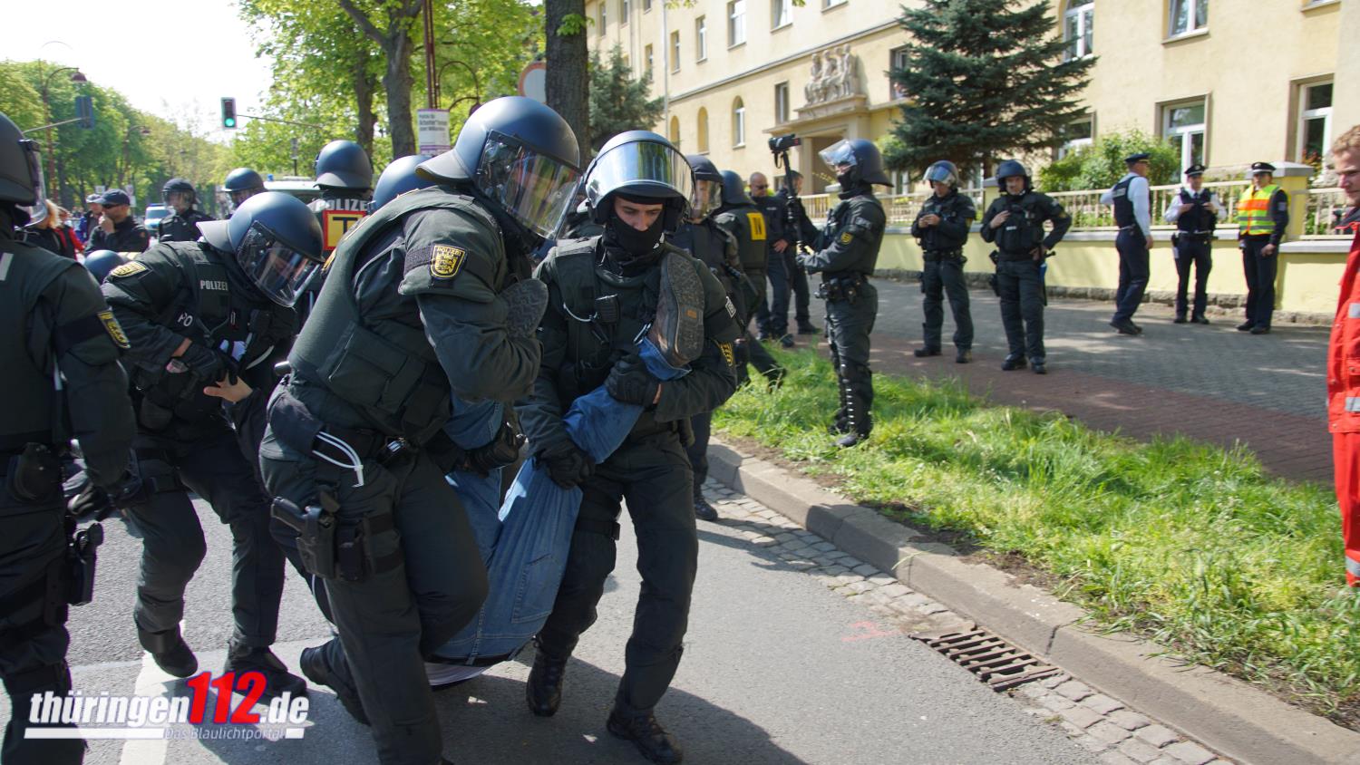 20190501-Erfurt-Sitzblockade