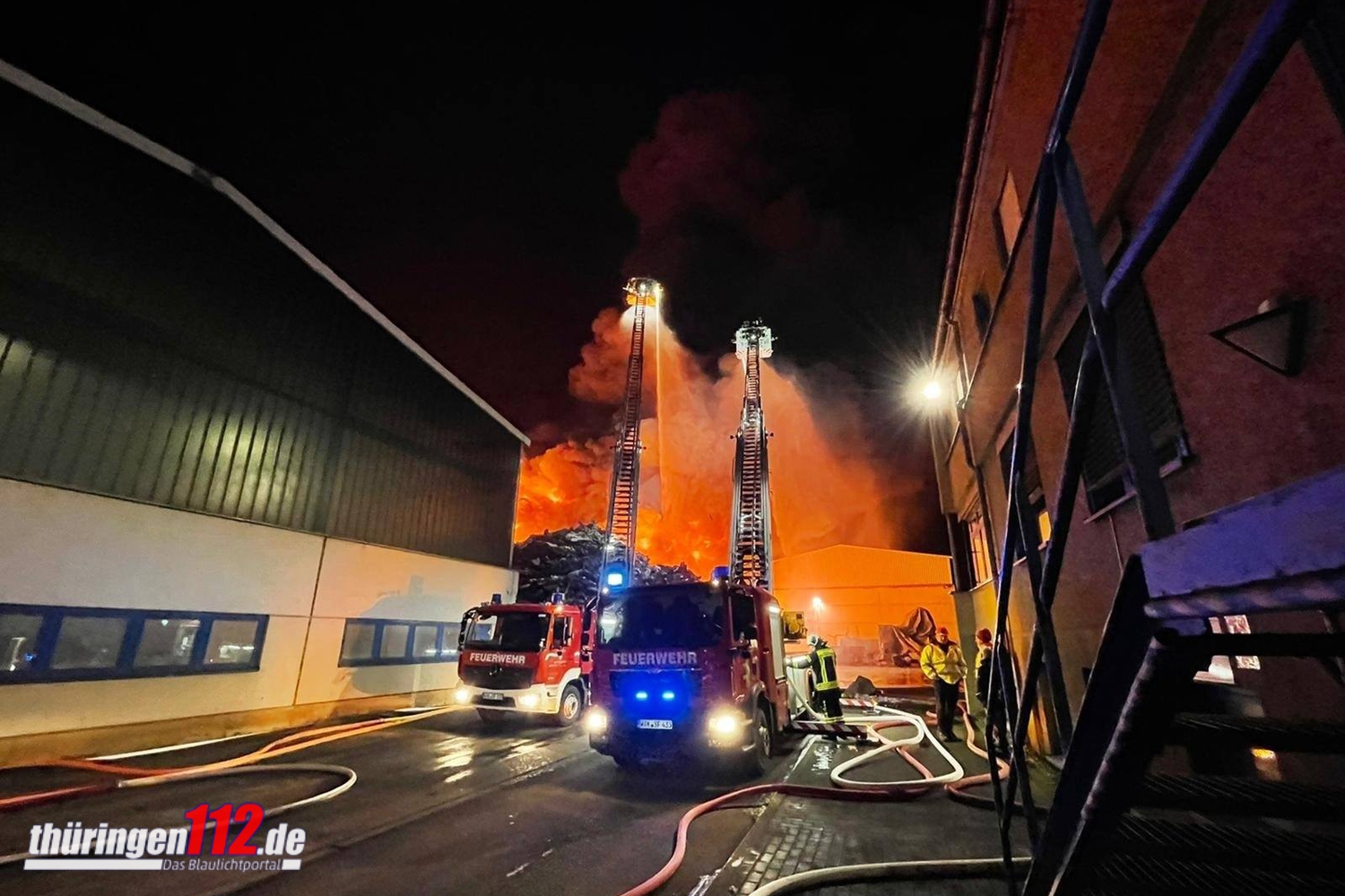 Brand Wertstoffhof2