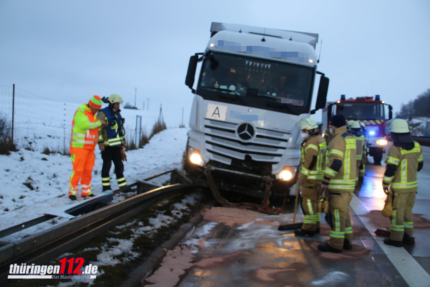Schleiz Laster Leitplanke1