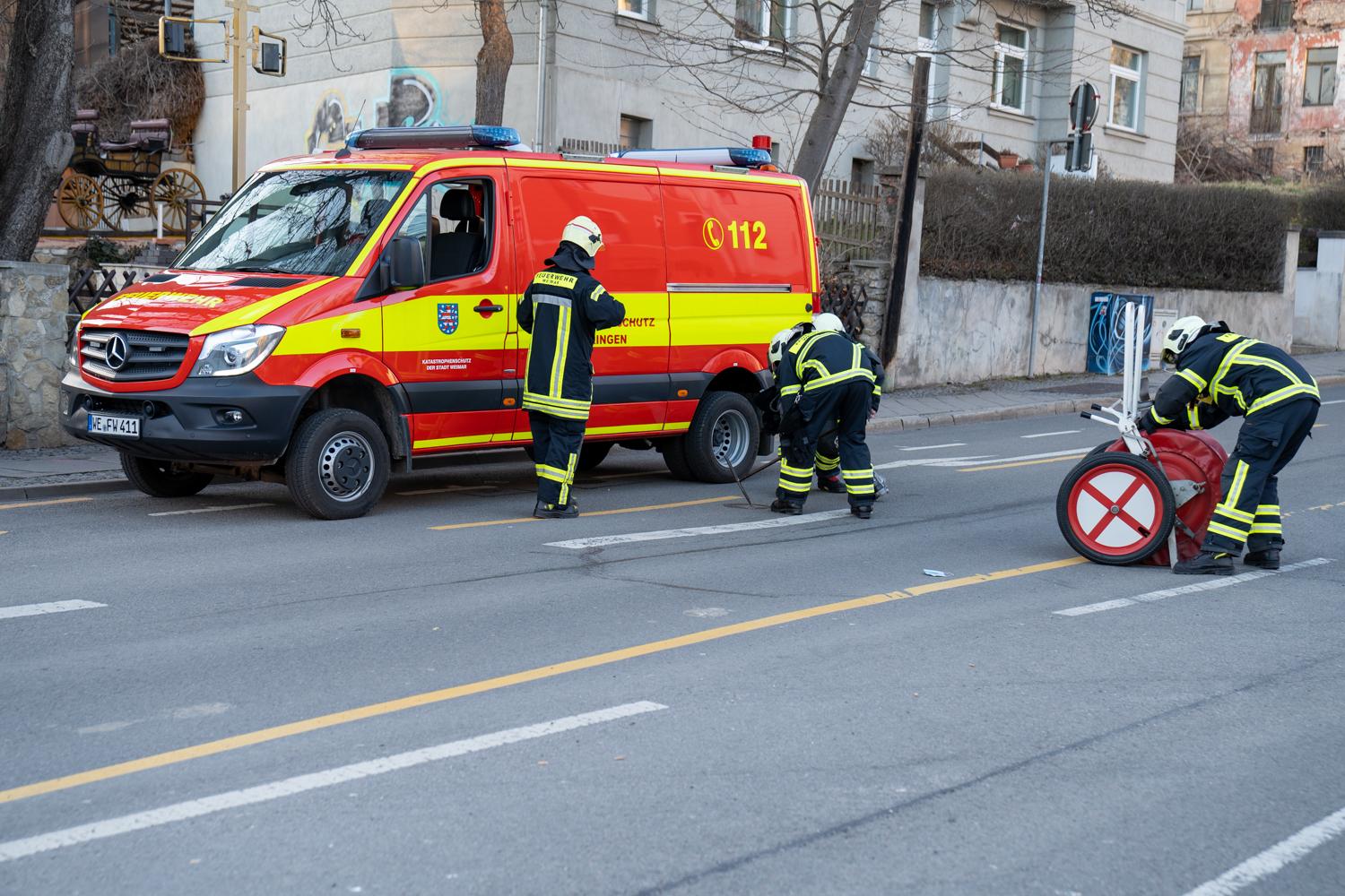 Brand im ehemaligen Volkshaus Weimar