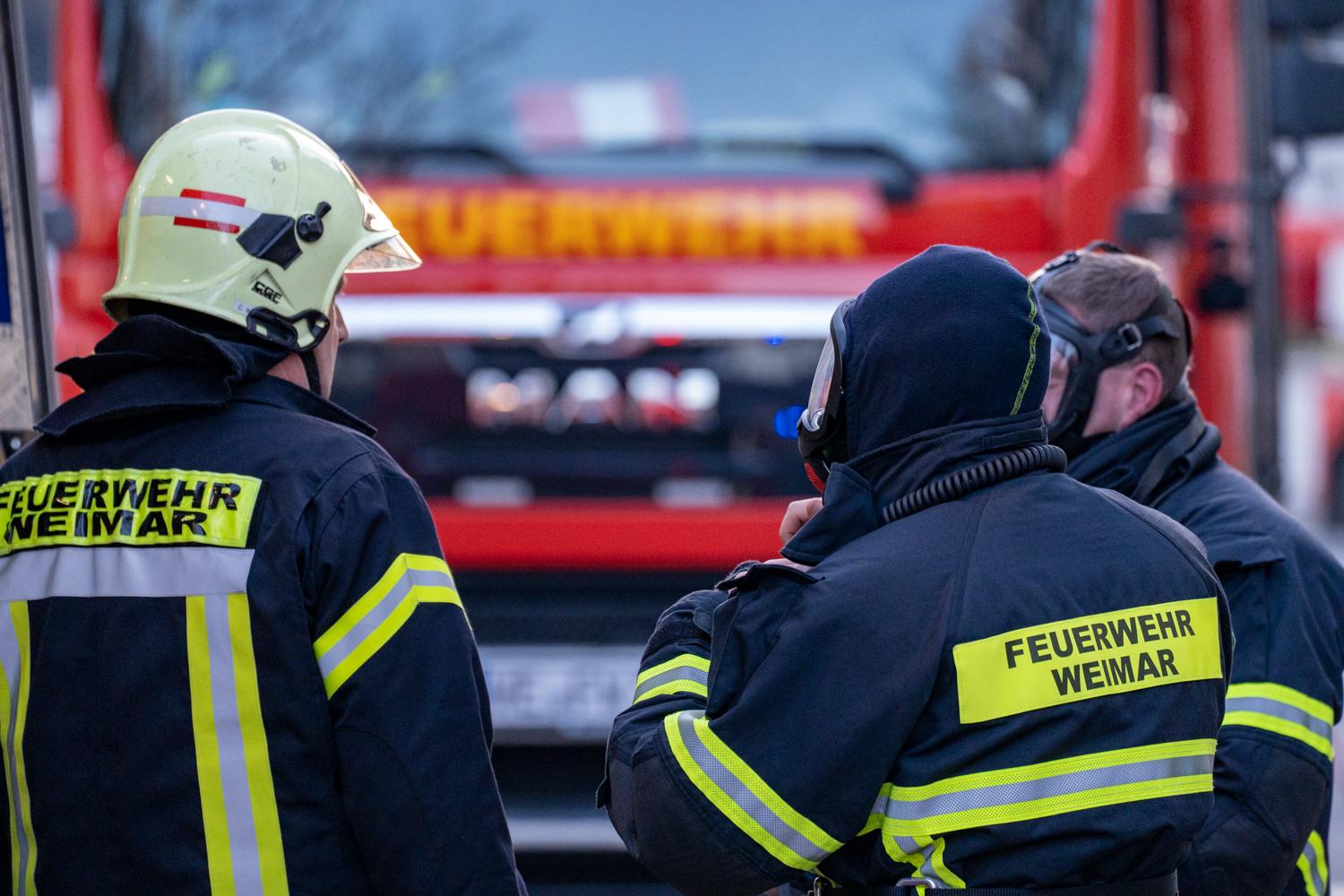 Brand im ehemaligen Volkshaus Weimar